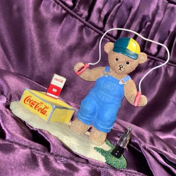 Always Coca-Cola Memories to Cherish Bear Coca Cola Coke Jumprope Bottle Radio - Picture 1 of 10
